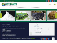 Tablet Screenshot of greenearthrecycling.com